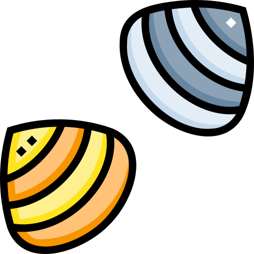 ハマグリ Detailed Straight Lineal color icon