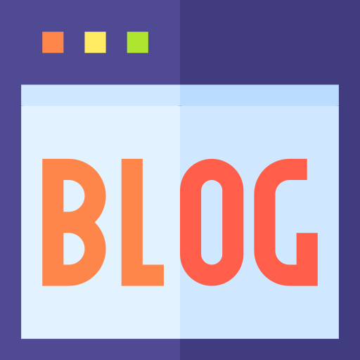 blogging Basic Straight Flat icona