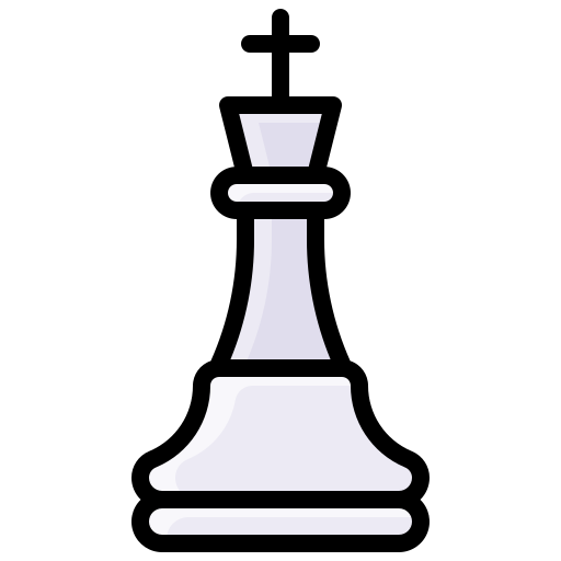 pieza de ajedrez Generic Outline Color icono