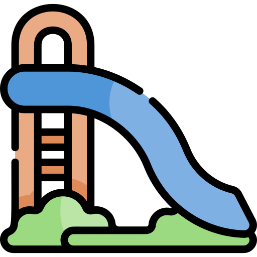 Slide Kawaii Lineal color icon