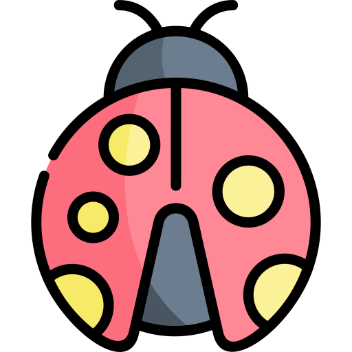 Ladybug Kawaii Lineal color icon