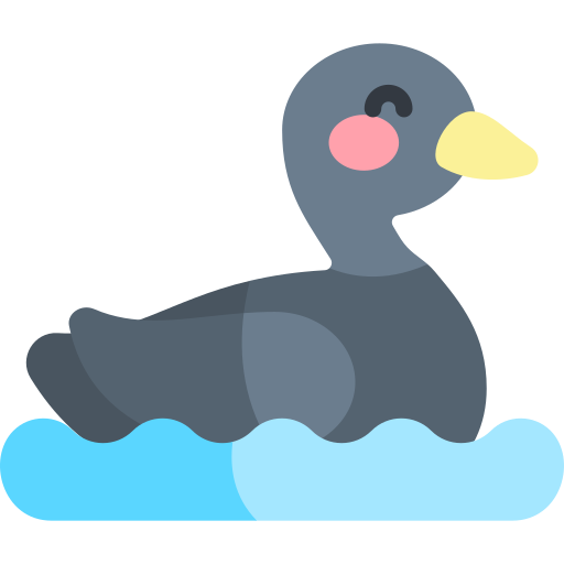 Duck Kawaii Flat icon