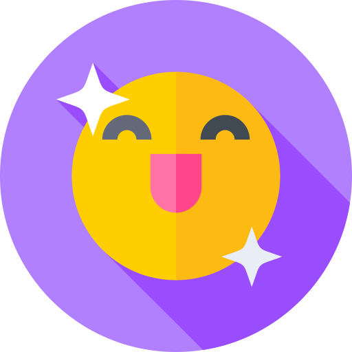felicidad Flat Circular Flat icono