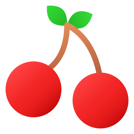 Cherries Generic Flat Gradient icon