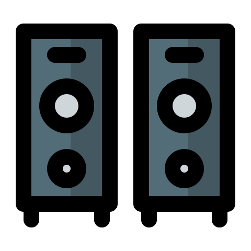 audio Generic Outline Color ikona
