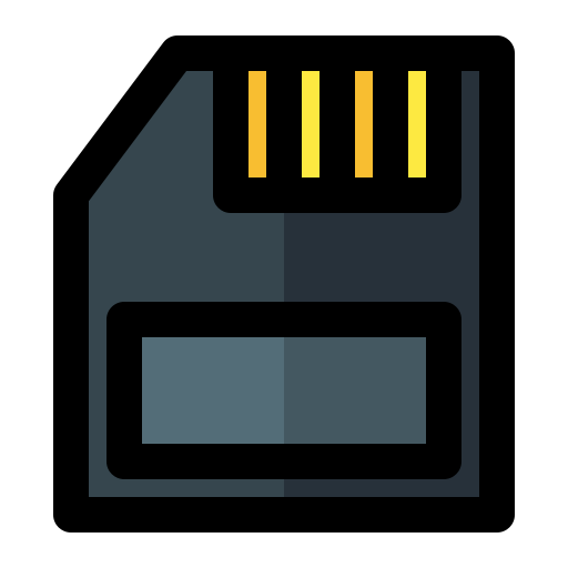 메모리 Generic Outline Color icon