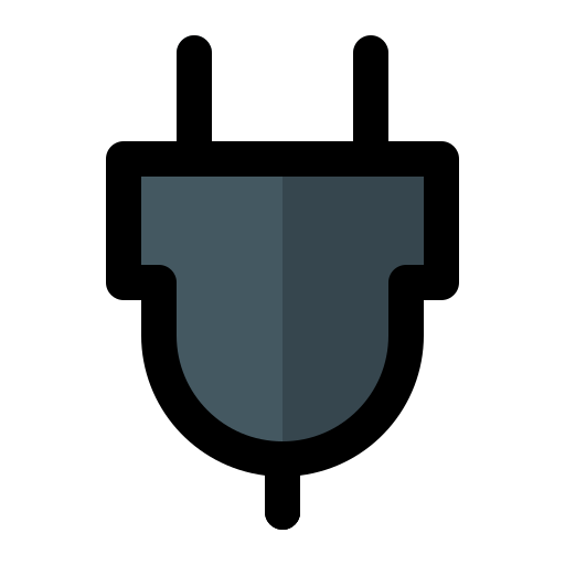 プラグ Generic Outline Color icon