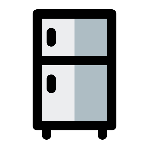 Refrigerator Generic Outline Color icon