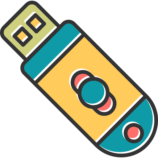 usb 드라이브 Generic Color Omission icon