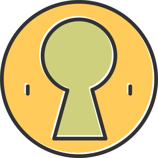 Keyhole Generic Color Omission icon