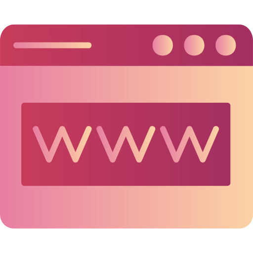 Web Generic Flat Gradient icon