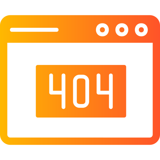 404エラー Generic Flat Gradient icon