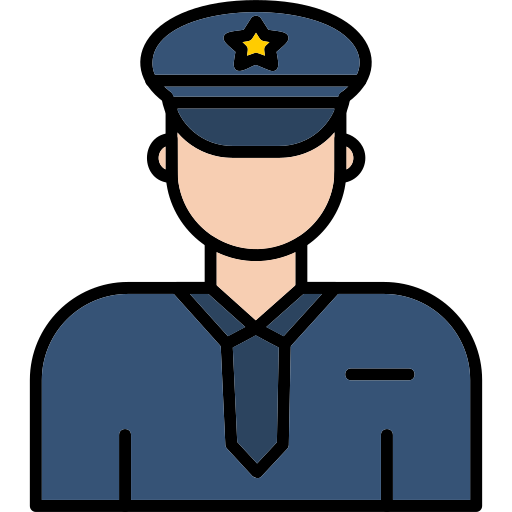 policier Generic Outline Color Icône