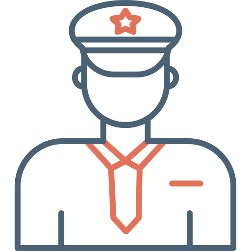 警官 Generic Outline Color icon