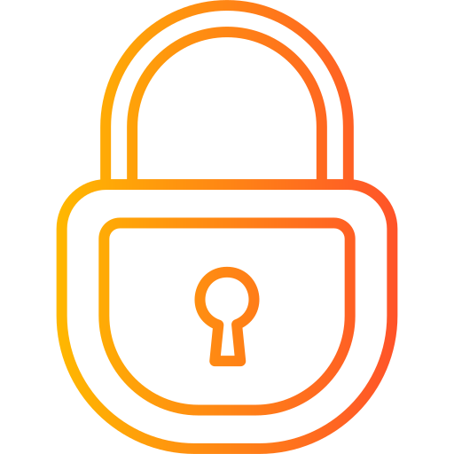 Padlock Generic Gradient icon