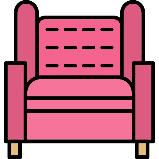 Armchair Generic Outline Color icon