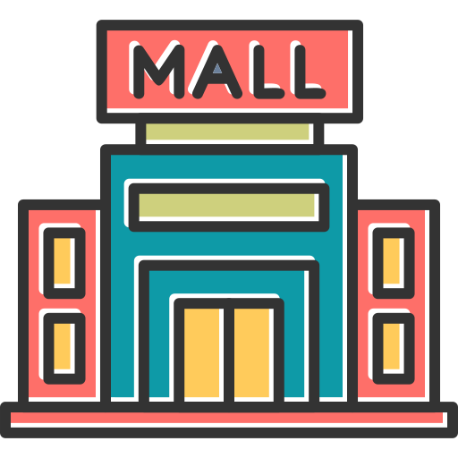 Shopping mall Generic Color Omission icon