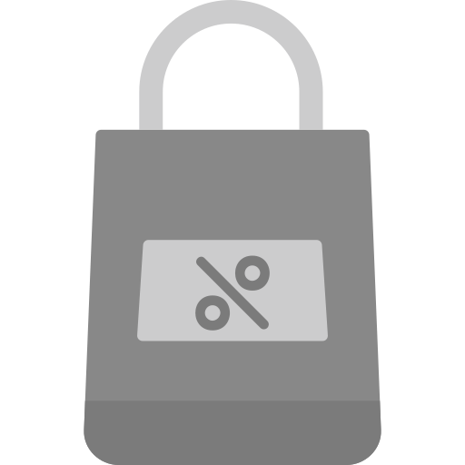 Shopping bag Generic Grey icon