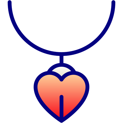 Necklace Generic Lineal Color Gradient icon