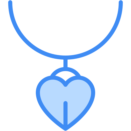halsketting Generic Blue icoon