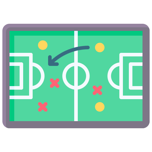 Soccer field Generic Flat icon