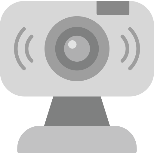 webcam Generic Grey Ícone