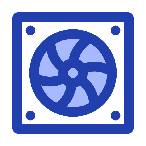 extractor de aire Generic Blue icono