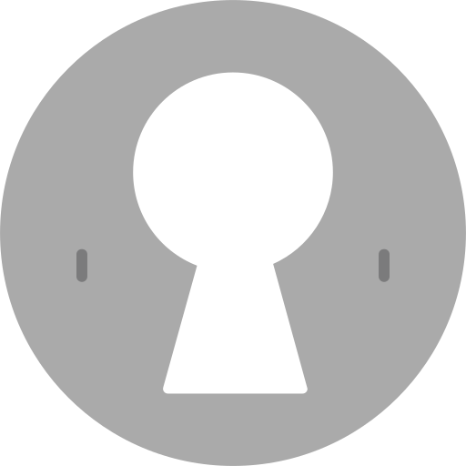buco della serratura Generic Grey icona