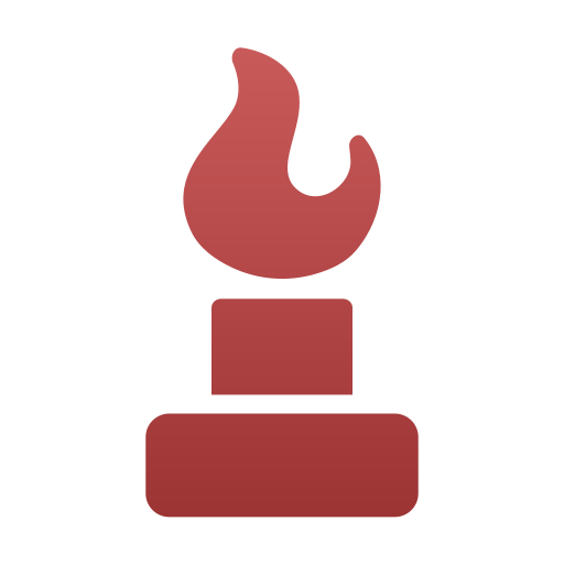 fuego Generic Flat Gradient icono
