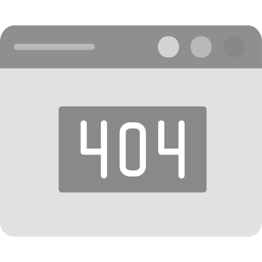 404エラー Generic Grey icon