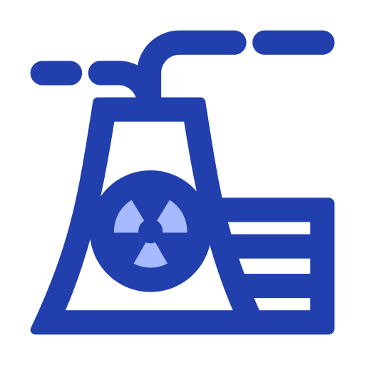 nuclear Generic Blue Ícone