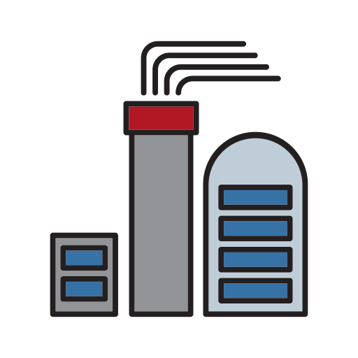 Factory Generic Outline Color icon