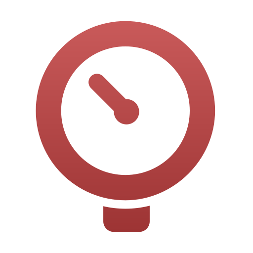 manómetro Generic Flat Gradient icono