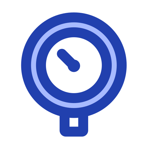 圧力計 Generic Blue icon