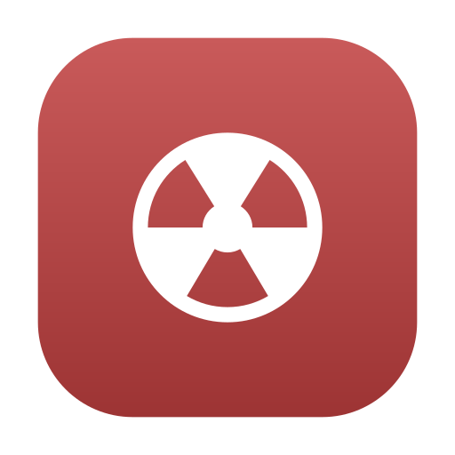 radioaktywny Generic Flat Gradient ikona
