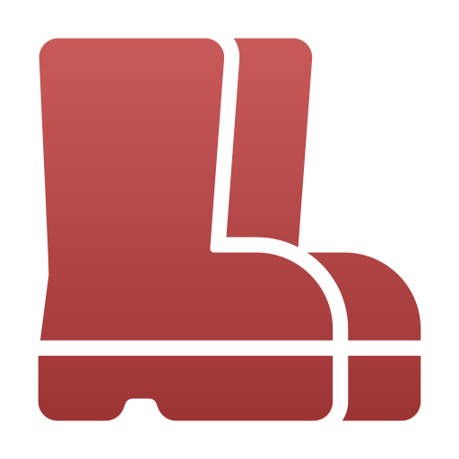 ブーツ Generic Flat Gradient icon