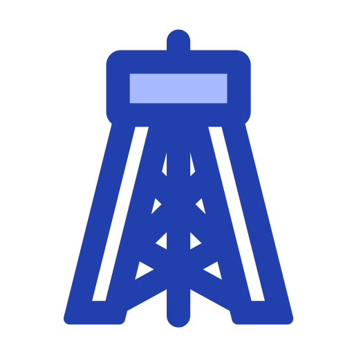 タワー Generic Blue icon