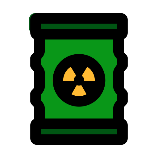 Radioactive Generic Outline Color icon
