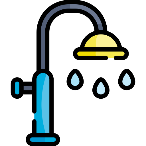 Shower Kawaii Lineal color icon
