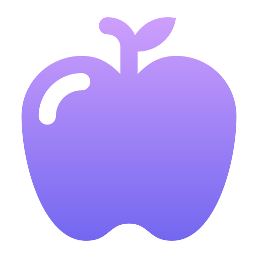 jabłko Generic Flat Gradient ikona
