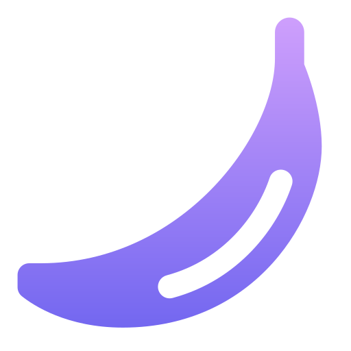 banana Generic Flat Gradient Ícone