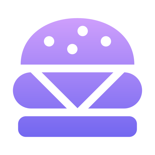 チーズバーガー Generic Flat Gradient icon