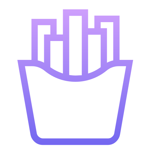 pommes frittes Generic Gradient icon