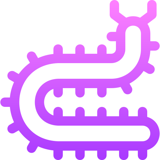 Centipede Basic Gradient Lineal color icon