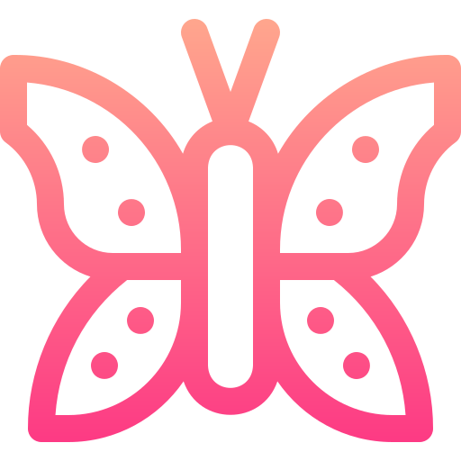 papillon Basic Gradient Lineal color Icône
