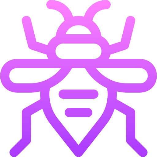 蜂 Basic Gradient Lineal color icon