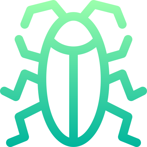 바퀴벌레 Basic Gradient Lineal color icon