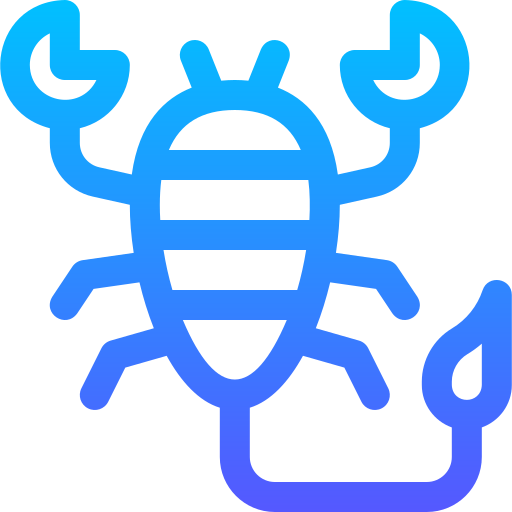 skorpion Basic Gradient Lineal color ikona
