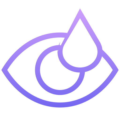 Eye drop Generic Gradient icon