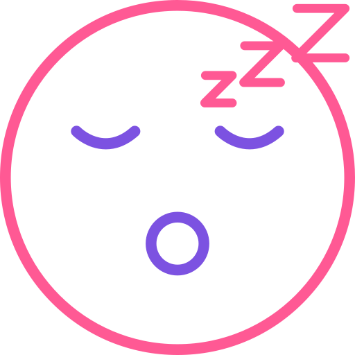 寝る Generic Outline Color icon